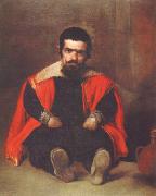 Diego Velazquez Portrait d'un nain assis a Terre aupres d'une cruche (don Sebastian de Morra) (df02) Spain oil painting reproduction